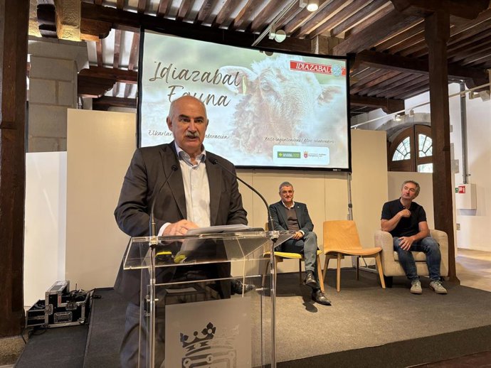 El consejero Aierdi, en un momento de su intervención