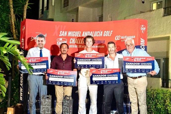 Los ganadores de San Miguel Andalucía Golf Challenge, by Globalia Costa del Sol de 2025.