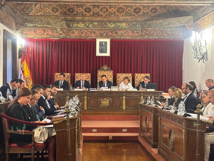 El Pleno de la Diputación de Valladolid.
