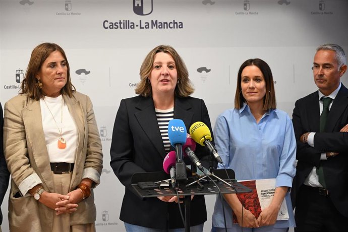 La consejera de Economía, Empresas y Empleo de C-LM, Patricia Franco.