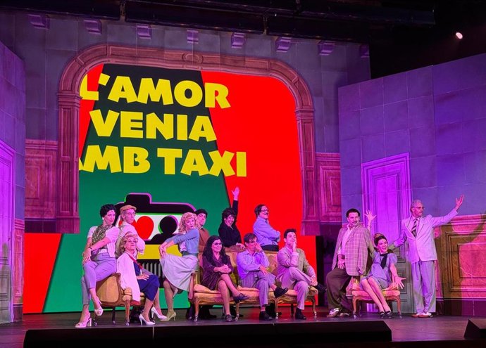 Los actores del espectáculo durante la presentación a la prensa