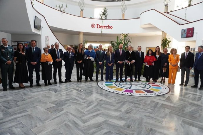 Acto oficial de apertura del curso en la Universidad de Huelva.