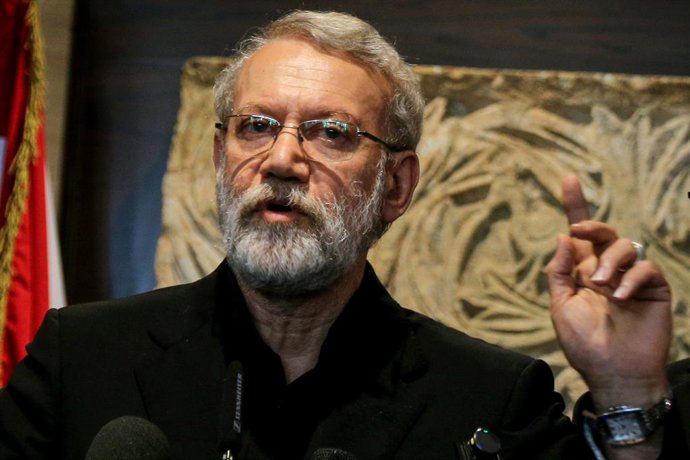 Archivo - 13 de agosto de 2025, Beirute, Líbano: político iraniano e ex-militar do Corpo da Guarda Revolucionária Islâmica, ALI LARIJANI, 67 anos, que atua como Secretário do Conselho Supremo de Segurança Nacional desde 2025. Ele atuou como Presidente do 