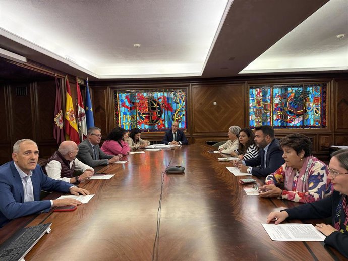 Imagen de la Junta de Gobierno Local celebrada este viernes en el Ayuntamiento de León.
