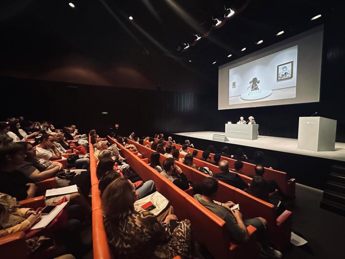 El Auditorio Christine Ruiz-Picasso, durante una conferencia