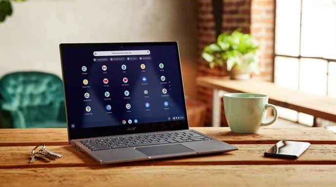Archivo - Arquivo - Laptop com ChromeOS