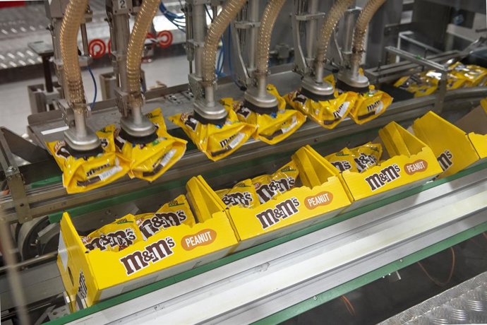 Peanut M&M Bags Packing Line