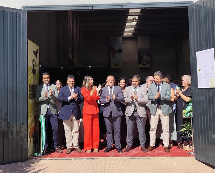 Inauguración de la XXII Feria Cinegética y de Productos Naturales de San Silvestre de Guzmán (Huelva).
