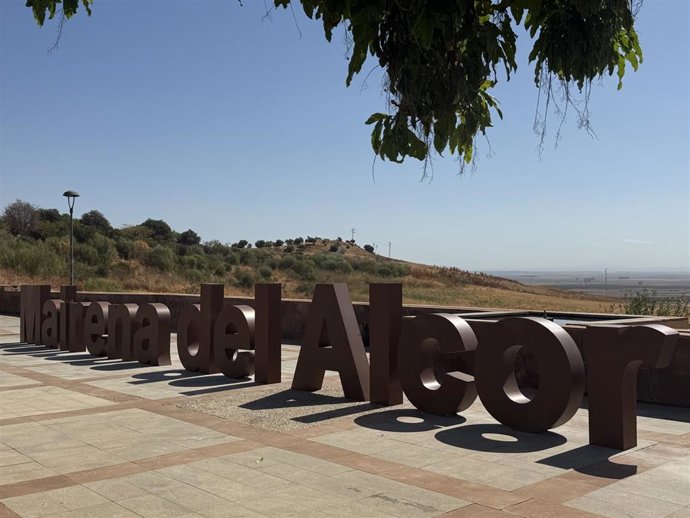 Mairena del Alcor instala unas letras corpóreas.