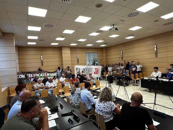 Comitès locals de reconstrucció en plens municipals