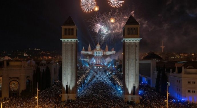 Piromusical de la Mercè.