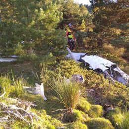 Muere el piloto de una aeronave en un accidente en la vertiente segoviana de Peñalara