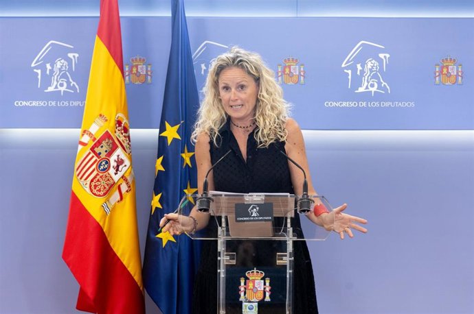 Archivo - La secretaria general del Grupo Socialista en el Congreso, Montse Mínguez.