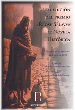 Cartel del Premio Rrose Sélavy de Novela Histórica.