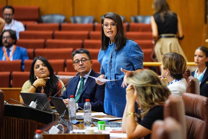 La parlamentaria andaluza del PP de Almería Ángeles Martínez.