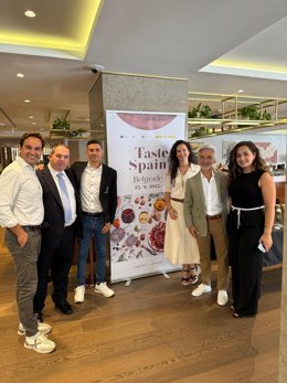 Empresas vinculadas a la marca 'Sabores Almería' participan en la 'Taste Spain Belgrado'.