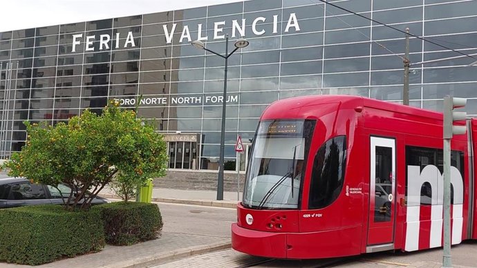 Metrovalencia ofrece servicios especiales de tranvía a Feria València con motivo de Hábitat y Textil Hogar-Home Textiles Premium