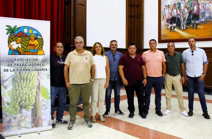La nueva directiva de a Asociación de Trabajadores de la Tierra Canaria