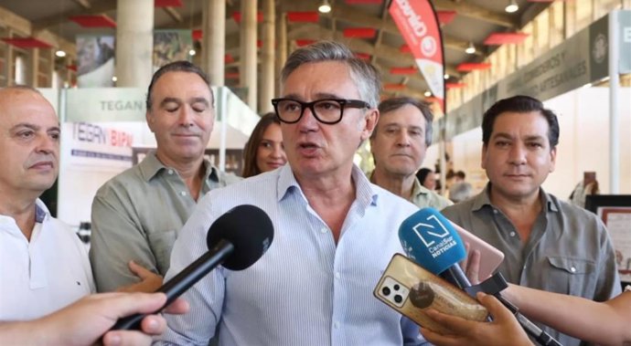 El portavoz del Grupo Parlamentario Vox en Andalucía, Manuel Gavira.