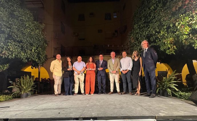 El alcalde de Sevilla, José Luis Sanz, en la clausura del primer Festival Macarena Flamenca.
