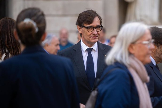 El presidente de la Generalitat, Salvador Illa