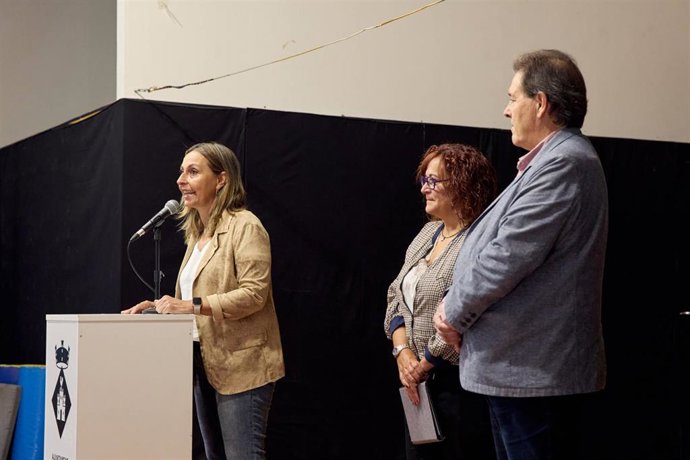 La consellera de Igualdad y Feminismo de la Generalitat, Eva Menor Cantador, en la XIV Trobada de Dones del Bages (Barcelona)