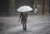 Decretan alerta naranja por fuertes lluvias este lunes y martes en Valencia y litoral norte de Castellón y Alicante