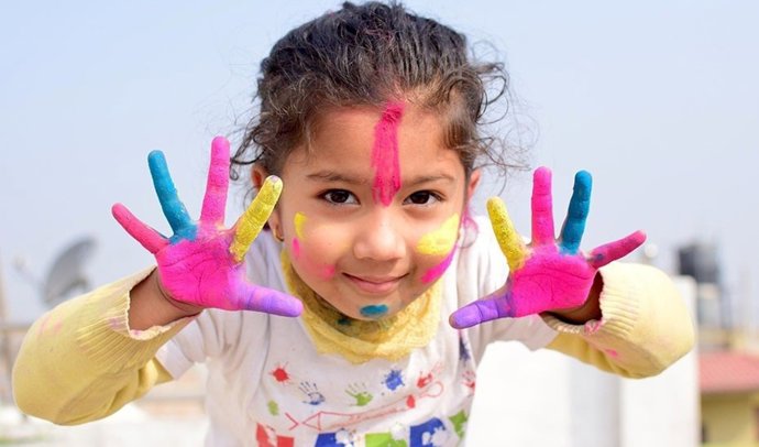 Imagen de una menor.