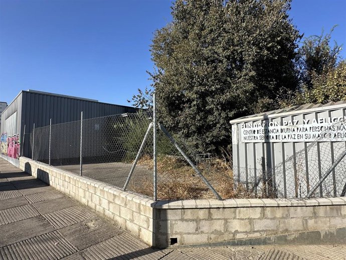 Imagen de la parcela que recupera el Ayuntamienton de Jerez de la Frontera cedida a la Fundación Paz y Aflicción.