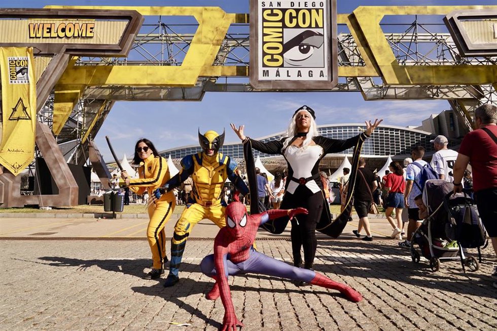 Asistentes a la tercera jornada de la San Diego Comic-Con Málaga.