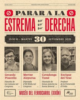 Cartel de la mesa redonda