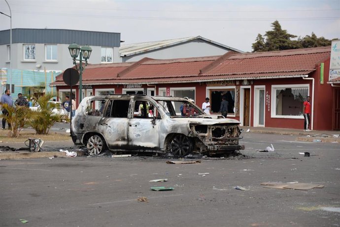 Protestas en Madagascar.