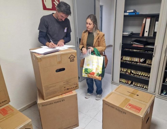 Reparto de impresoras