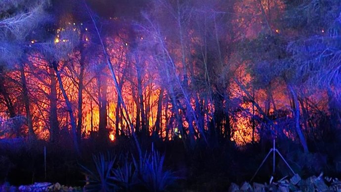 Incendio en Calpe