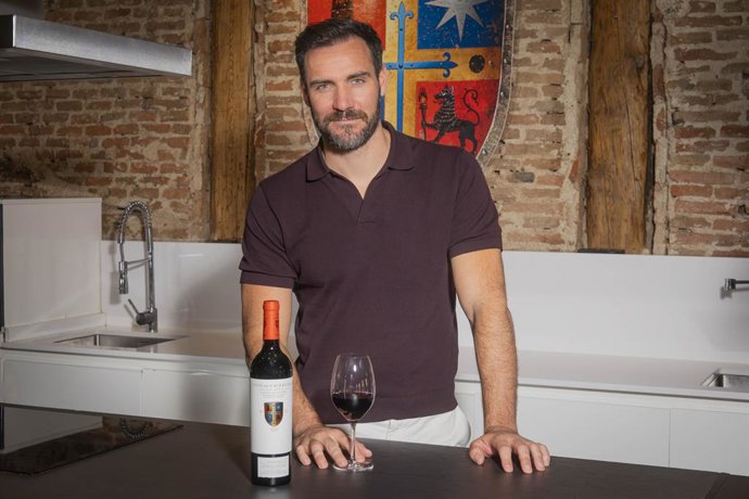O canoísta Saúl Craviotto na apresentação do vinho Coto de Caleruega Roble 2024.