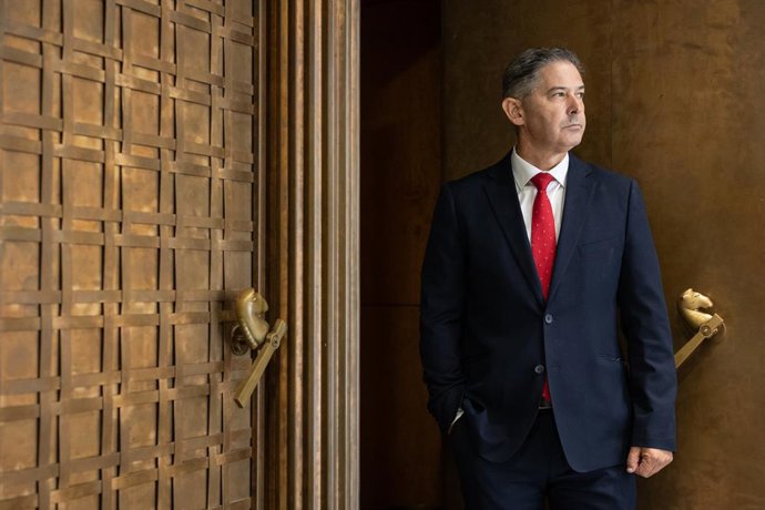 El nuevo director del OBERAXE, Tomás Fernández, en una entrevista a Europa Press.