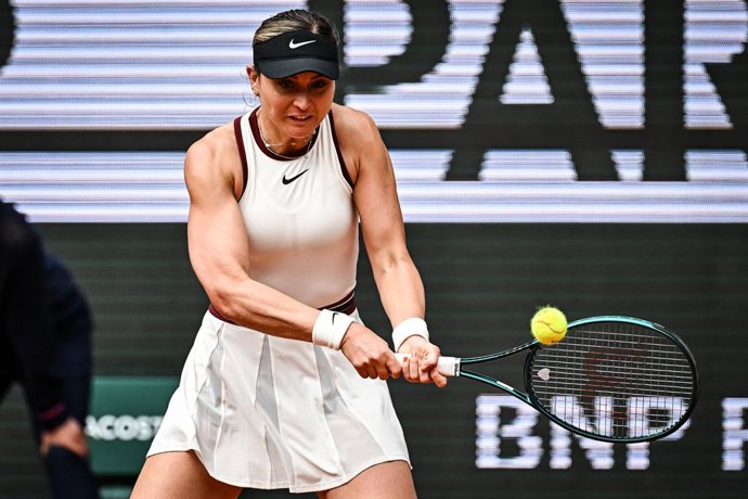 Archivo - May 26, 2025, Paris, France, France: Paula BADOSA of Spain during the second day of Roland-Garros 2025, French Open 2025, Grand Slam tennis tournament at Roland-Garros Stadium on May 26, 2025 in Paris, France.