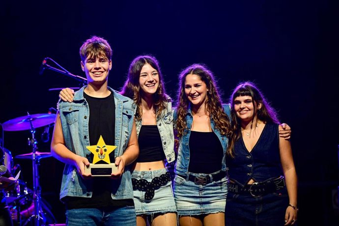 La banda U.R Bad, ganadores del certamen Pop Rock Palma 2025
