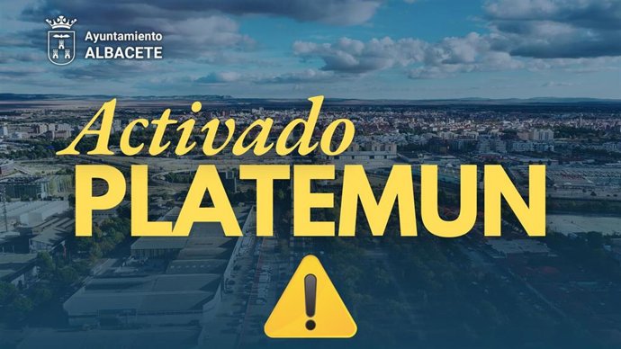 Albacete activa su Plan de Emergencia en fase de alerta ante el riesgo de fuertes lluvias y tormentas en el municipio.