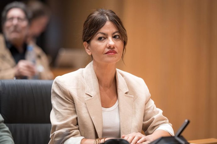 A Ministra da Juventude e da Infância, Sira Rego, inaugura a Conferência Além do Crescimento, no Congresso dos Deputados, em 26 de setembro de 2025, em Madri (Espanha). Esse é um espaço de deliberação democrática para um novo modelo econômico.