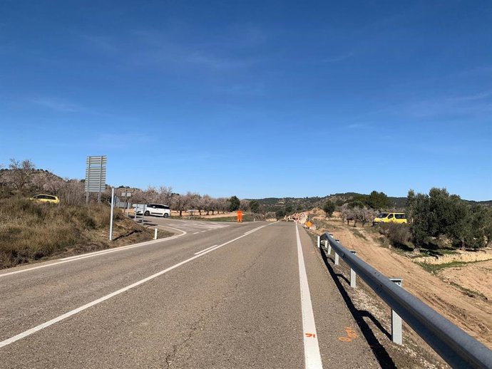 Archivo - El Gobierno de Aragón reparará el acceso de la A-231 a La Fresneda.