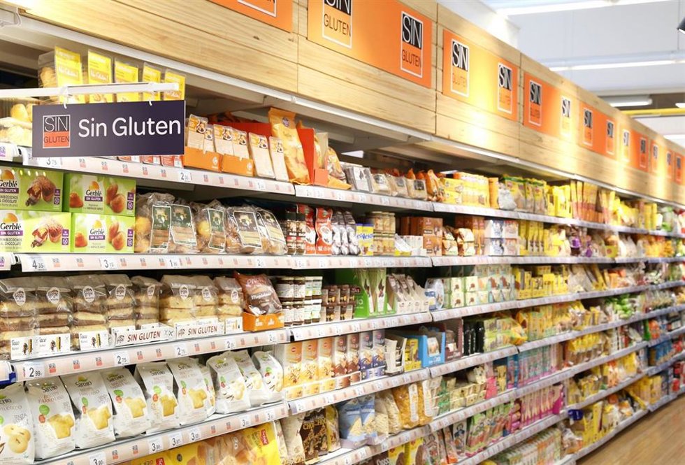 Archivo - Lineal Sin Gluten en un centro comercial