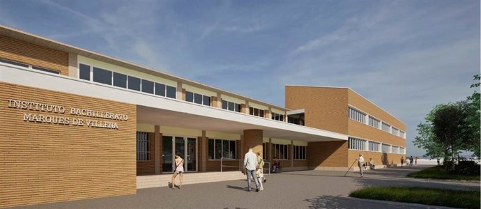 Simulación de la ampliación del IES de Marcilla.