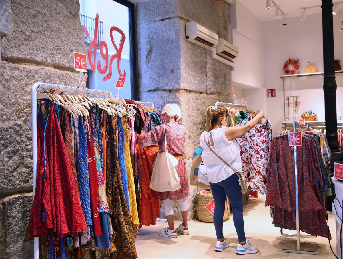 Las ventas del comercio minorista crecen en agosto en Extremadura un 0,7%, por debajo de la media nacional