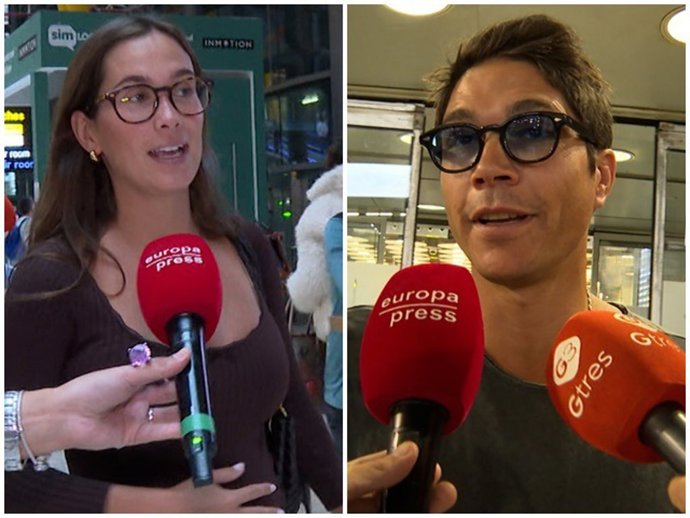 María Pombo y Pablo Castellano a su regreso de sus vacaciones en Miami