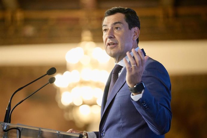 El presidente de la Junta de Andalucía, Juanma Moreno