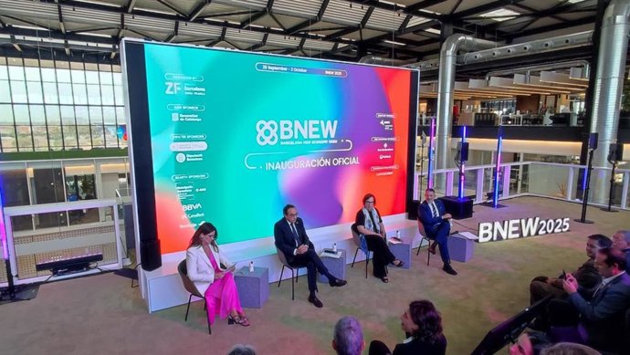 Imagen de la inauguración de la BNEW 2025 en el DFactory de Barcelona.