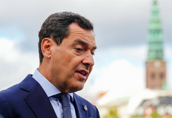 El presidente de la Junta de Andalucía, Juanma Moreno