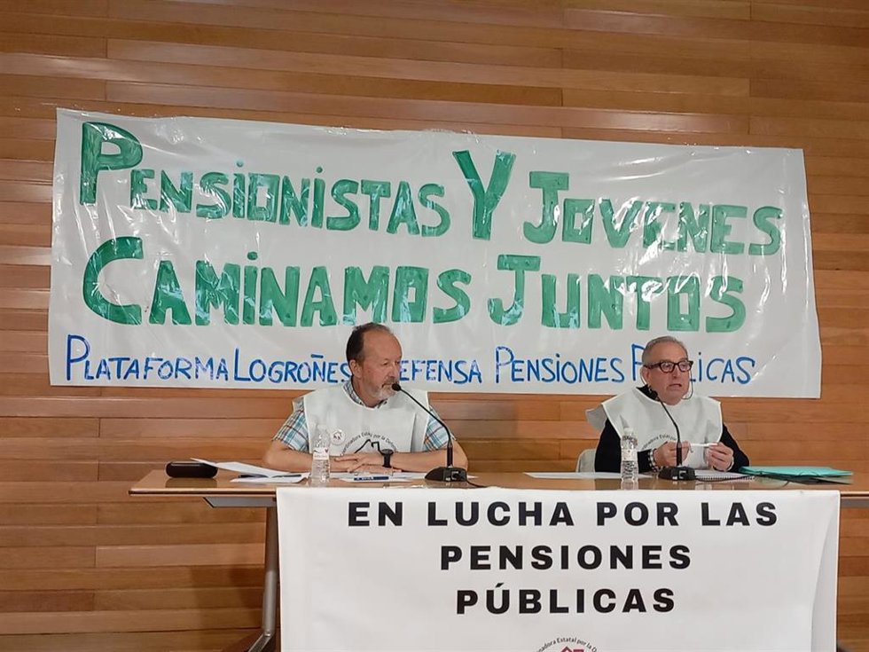 Mayores logroñeses lamentan el enfrentamiento intergeneracional al que les someten y afirman: Las pensiones son viables