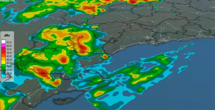 Les precipitacions al sud de Catalunya